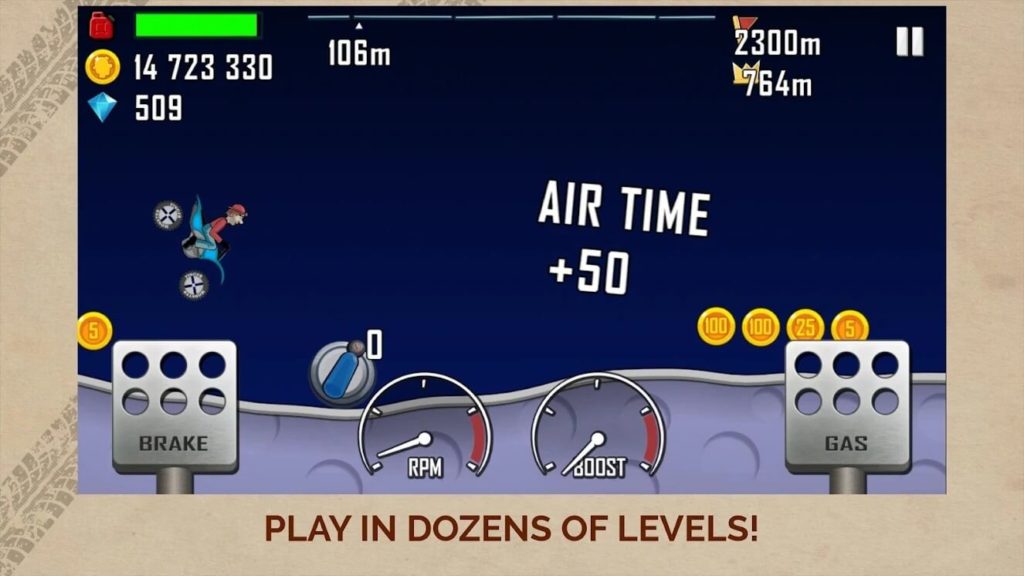 Hill Climb Racing unlimited money