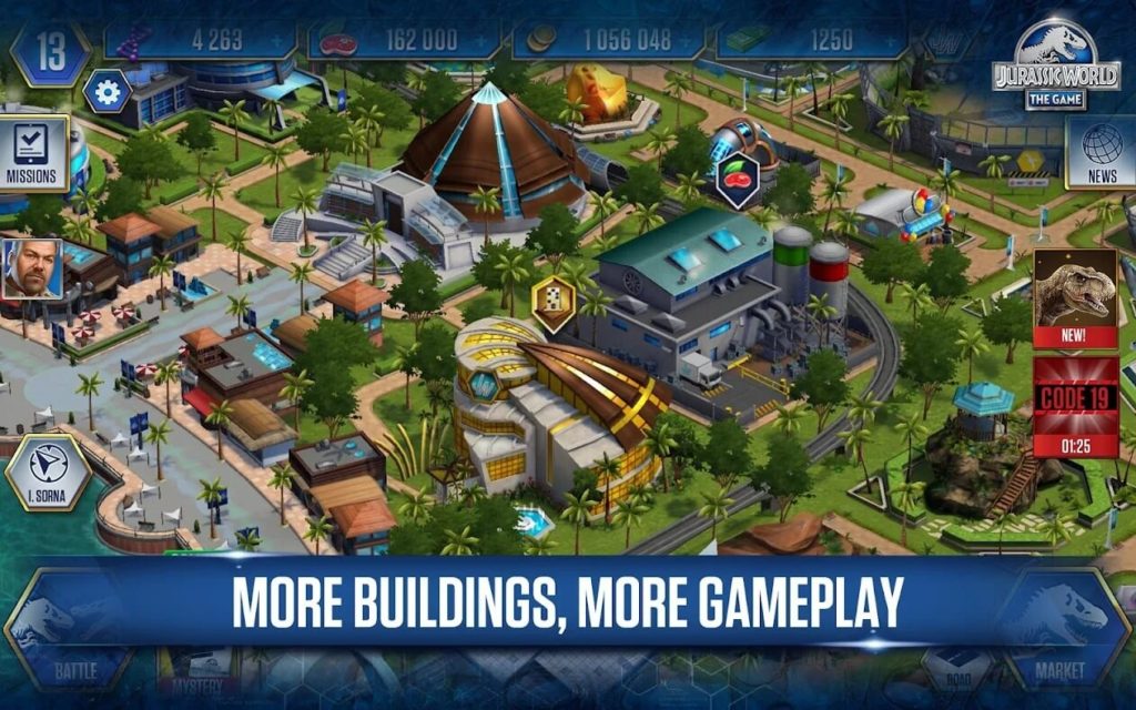 Jurassic World The Game Mod APK