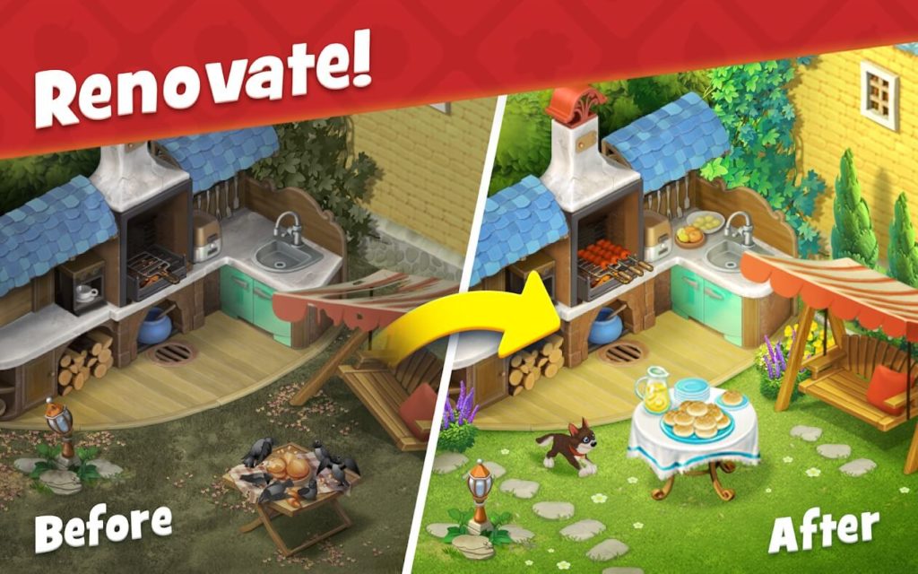 Gardenscapes MOD APK