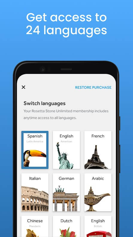 Rosetta Stone: Learn Languages MOD APK