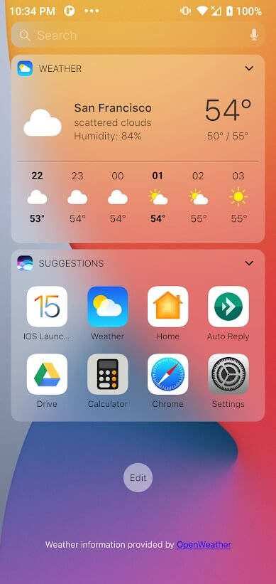 Launcher iOS 15 